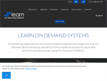 Tablet Screenshot of learnondemandsystems.com